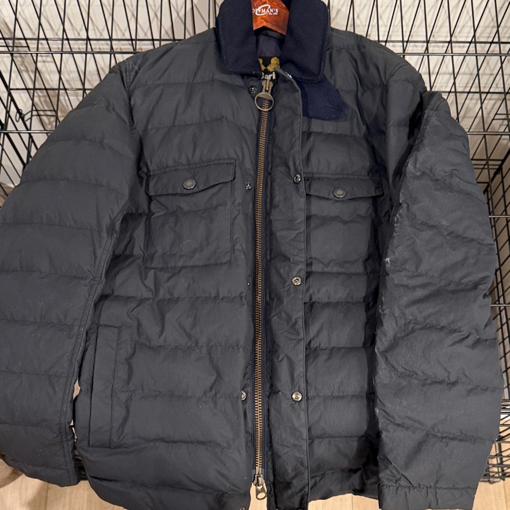 Barbour Men's Dark Blue Puffer Jacket